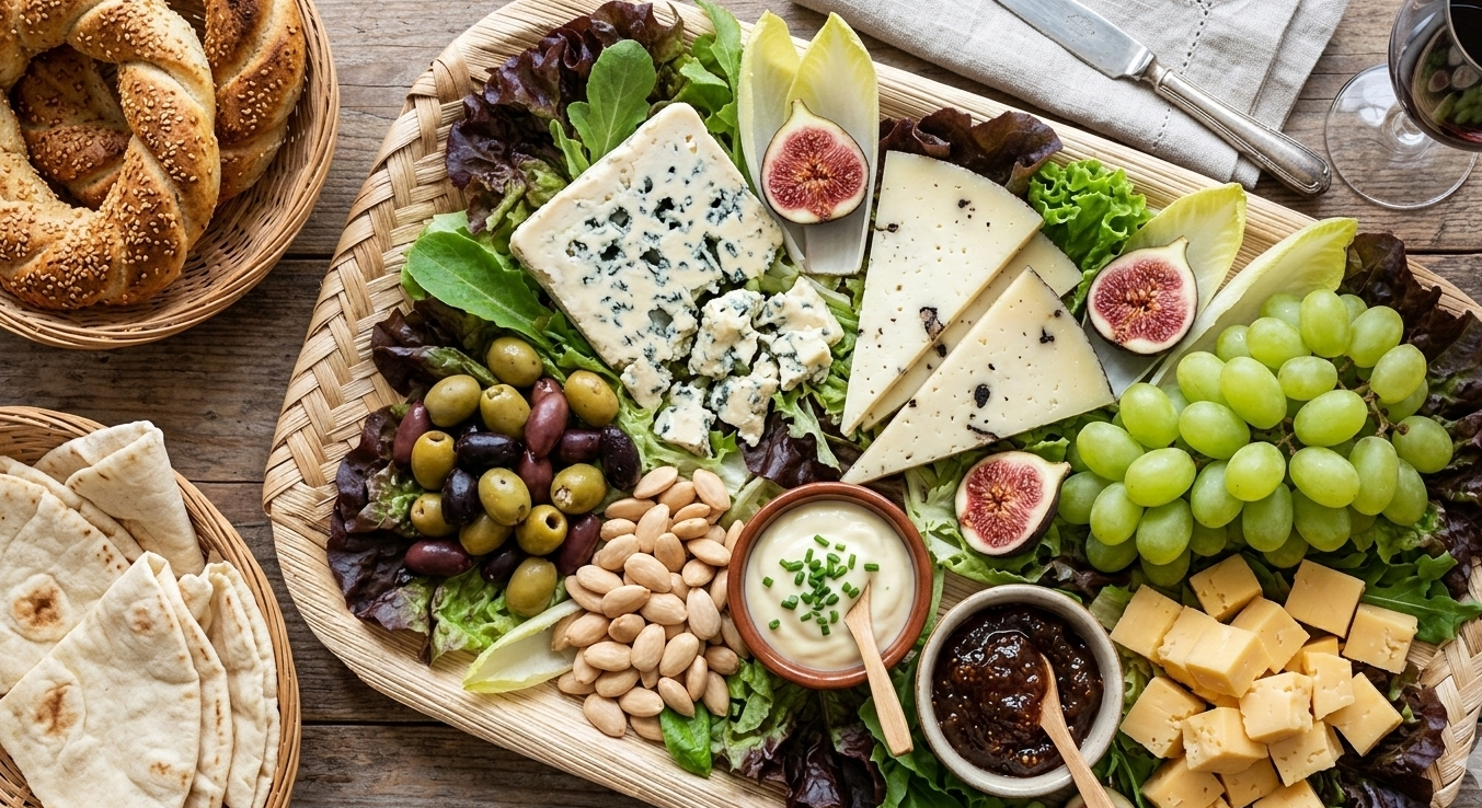 Rijke kaasplank +- 4 personen